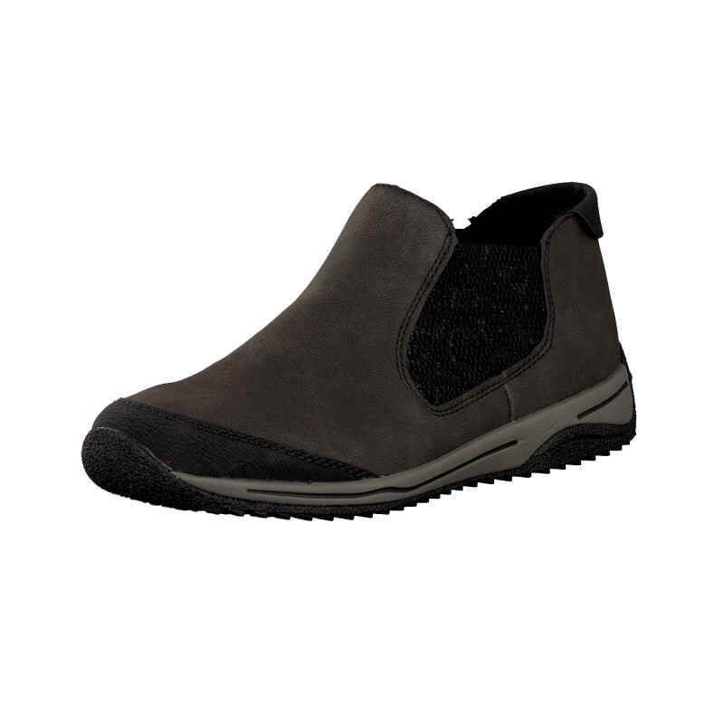 Slip On Damske - Rieker L5294-00 Čierne Topánky